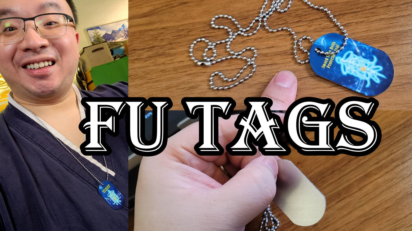 Taoism Magic FU Tags for Wearing