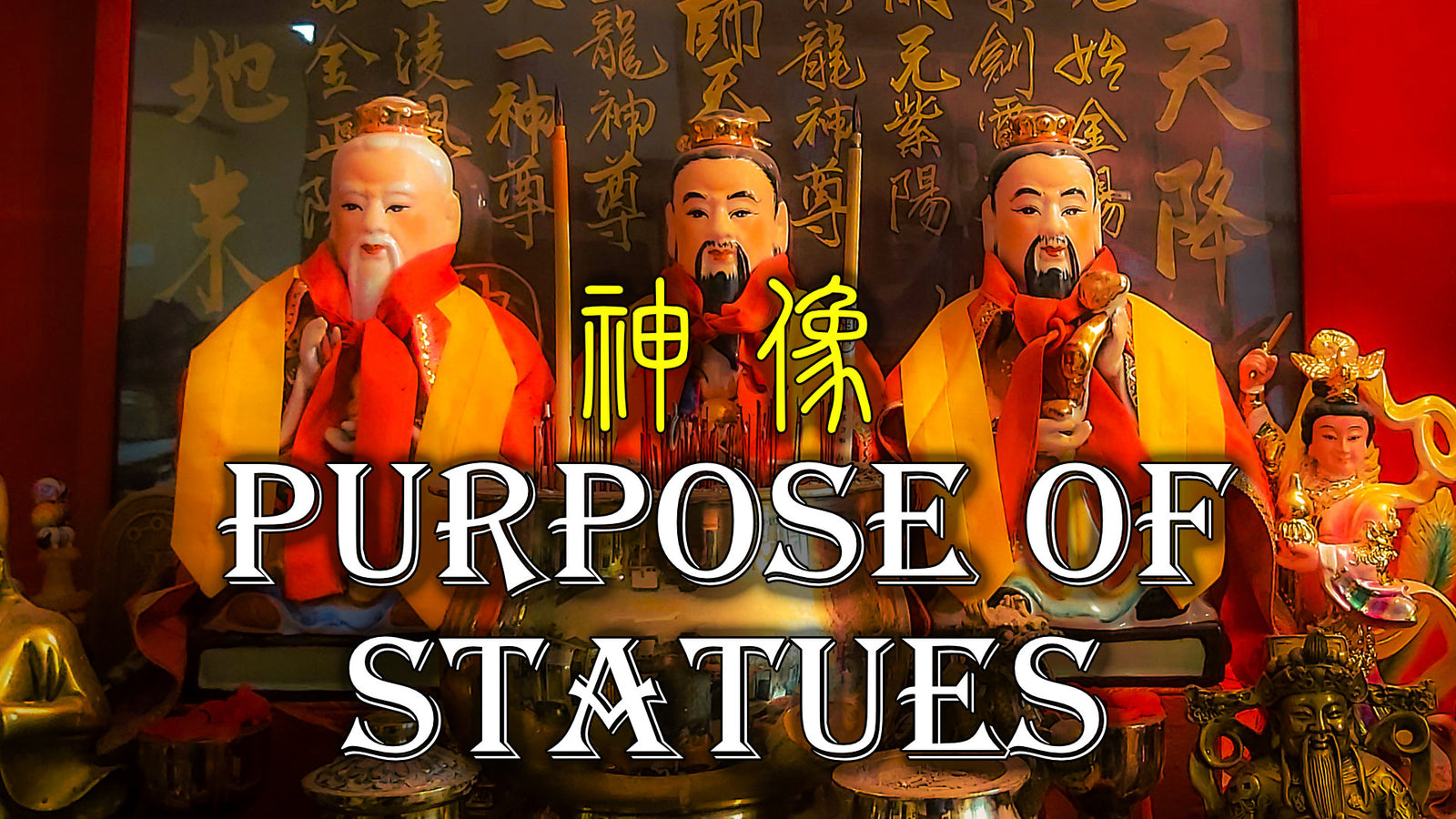What are Statues on a Taoism Altar For?