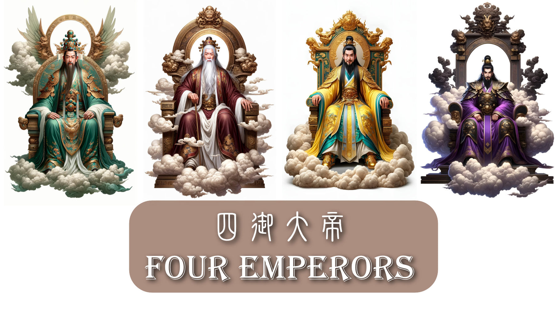 The Four Celestial Emperors | Tin Yat Dragon Taoism