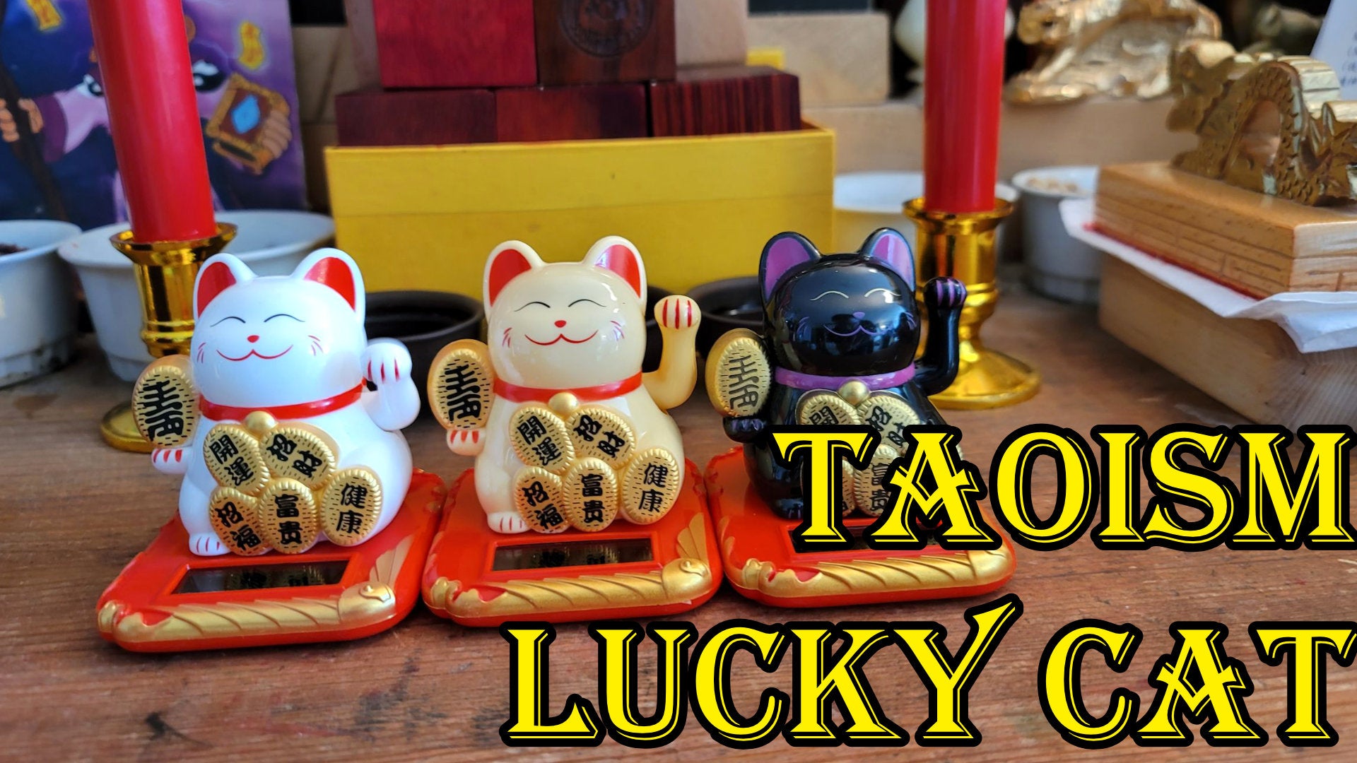 
                  Taoism Lucky Cat Guardian
                