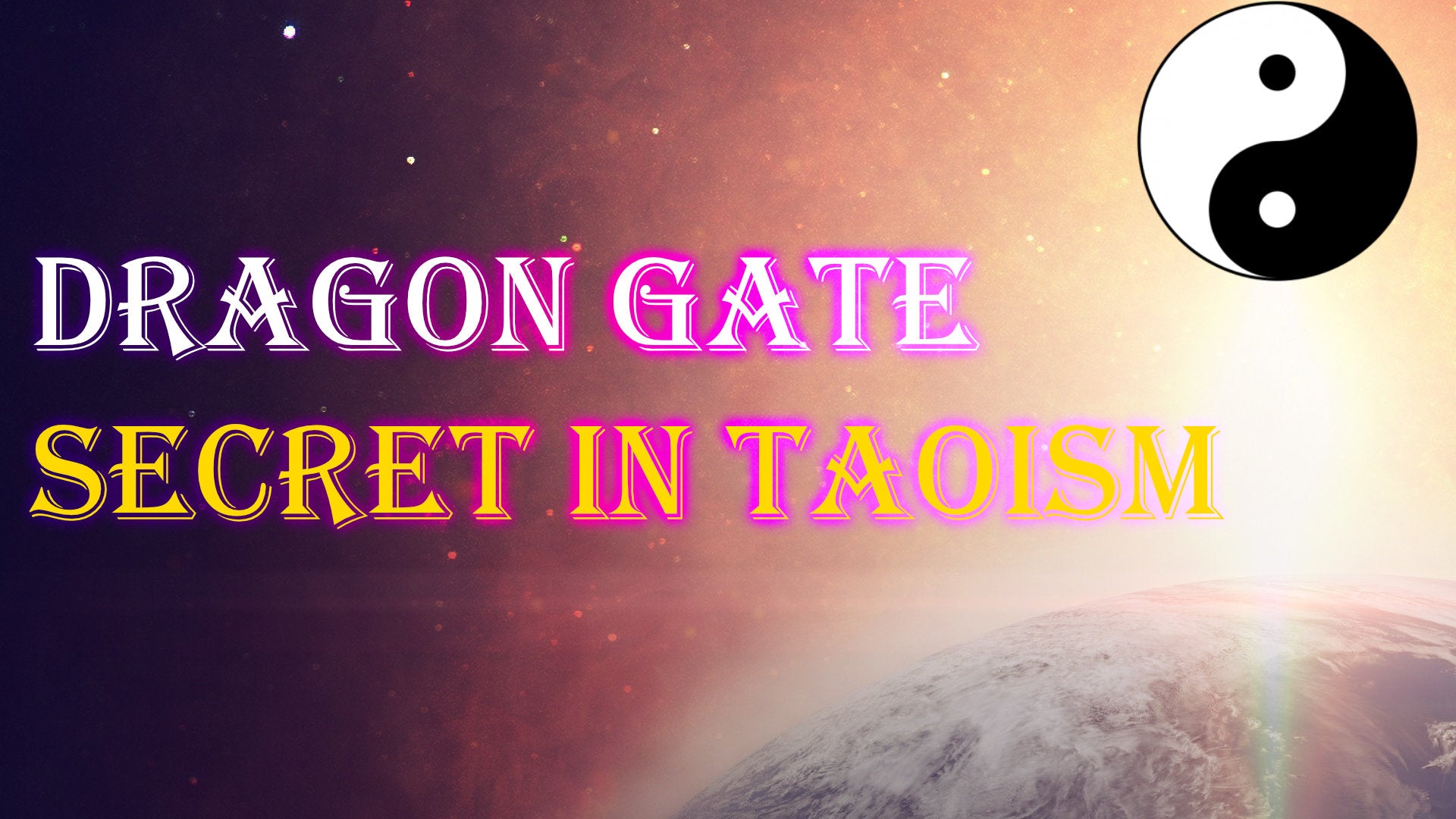 Secrets to Opening of the Dragon Gate in Taoism | Tin Yat Dragon 