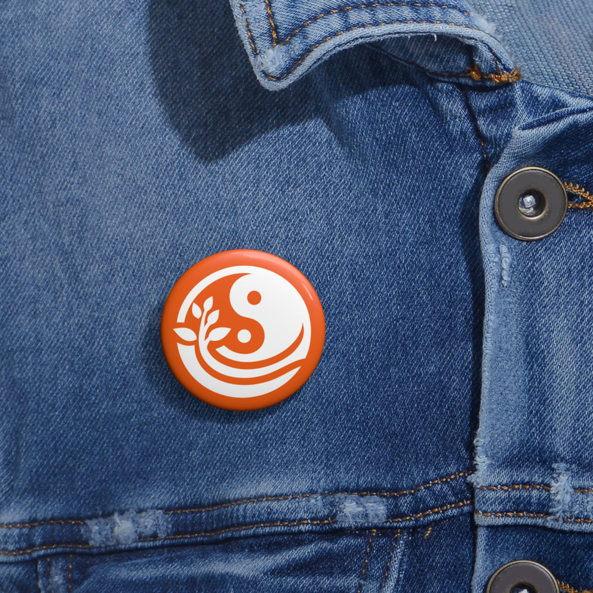 Chi in Nature Pin Buttons