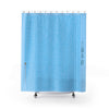 Blue Saam Lam Truth Scripture Shower Curtain