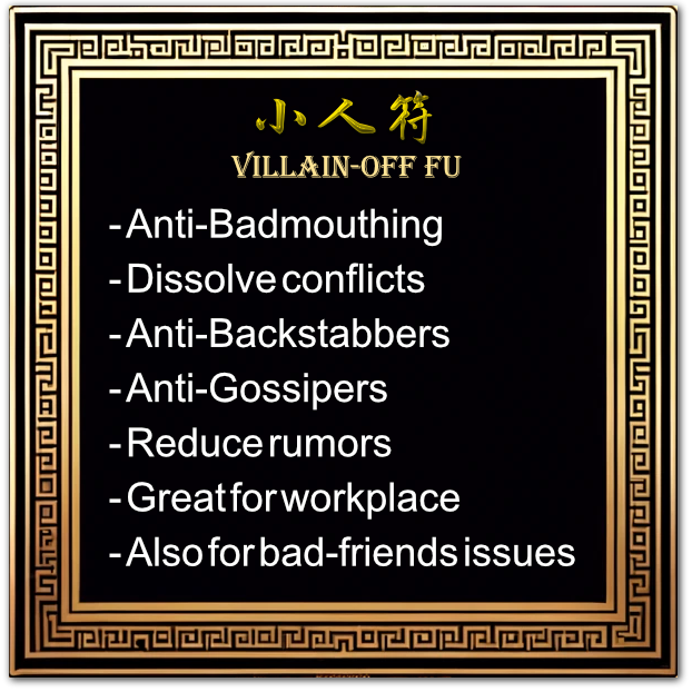 Hand-crafted FU Talismans